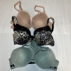 Bundle of 3 36C Vitoria’s Secret Bras!